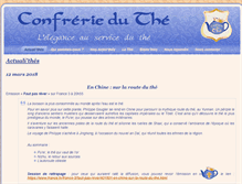 Tablet Screenshot of confrerieduthe.org